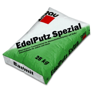 Tencuială minerală Baumit Edelputz Spezial K2.5 (Bob de orez), 25 kg