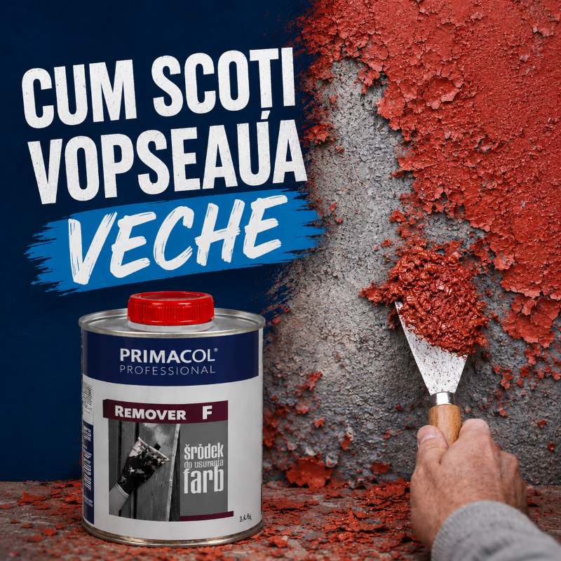 Cum să îndepărtezi vopseaua veche decojită de pe pereți