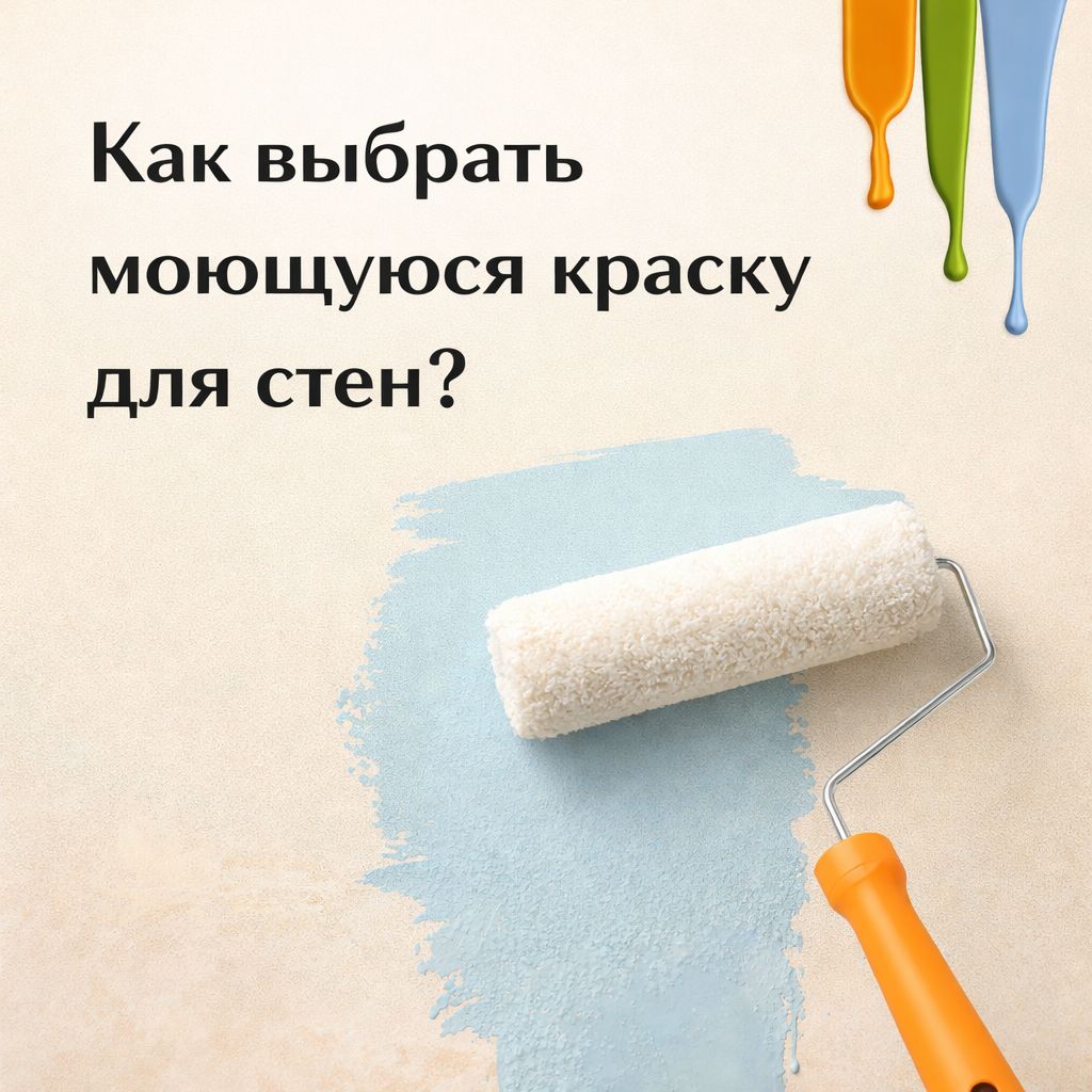 Как выбрать моющуюся краску для стен?