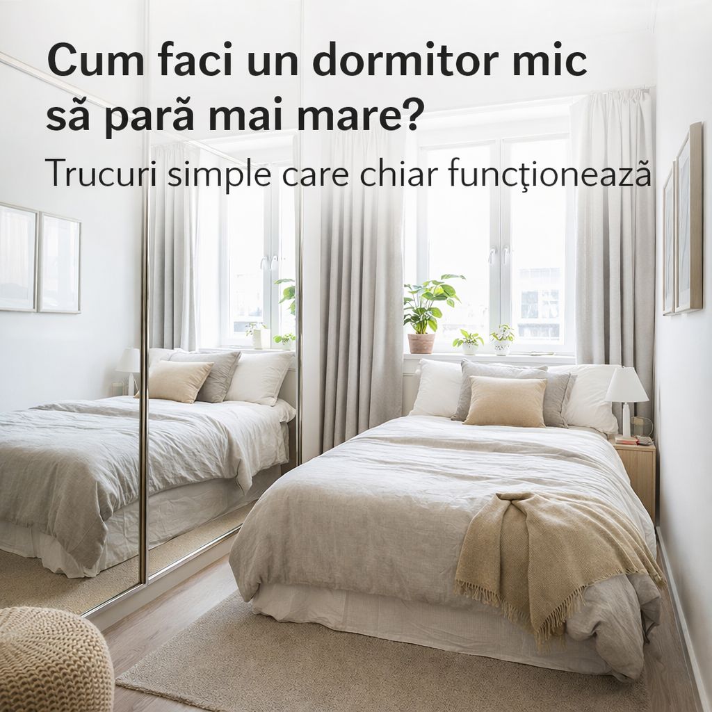 Cum faci un dormitor mic să pară mai mare Moldova Cum faci un dormitor mic să pară mai mare Moldova