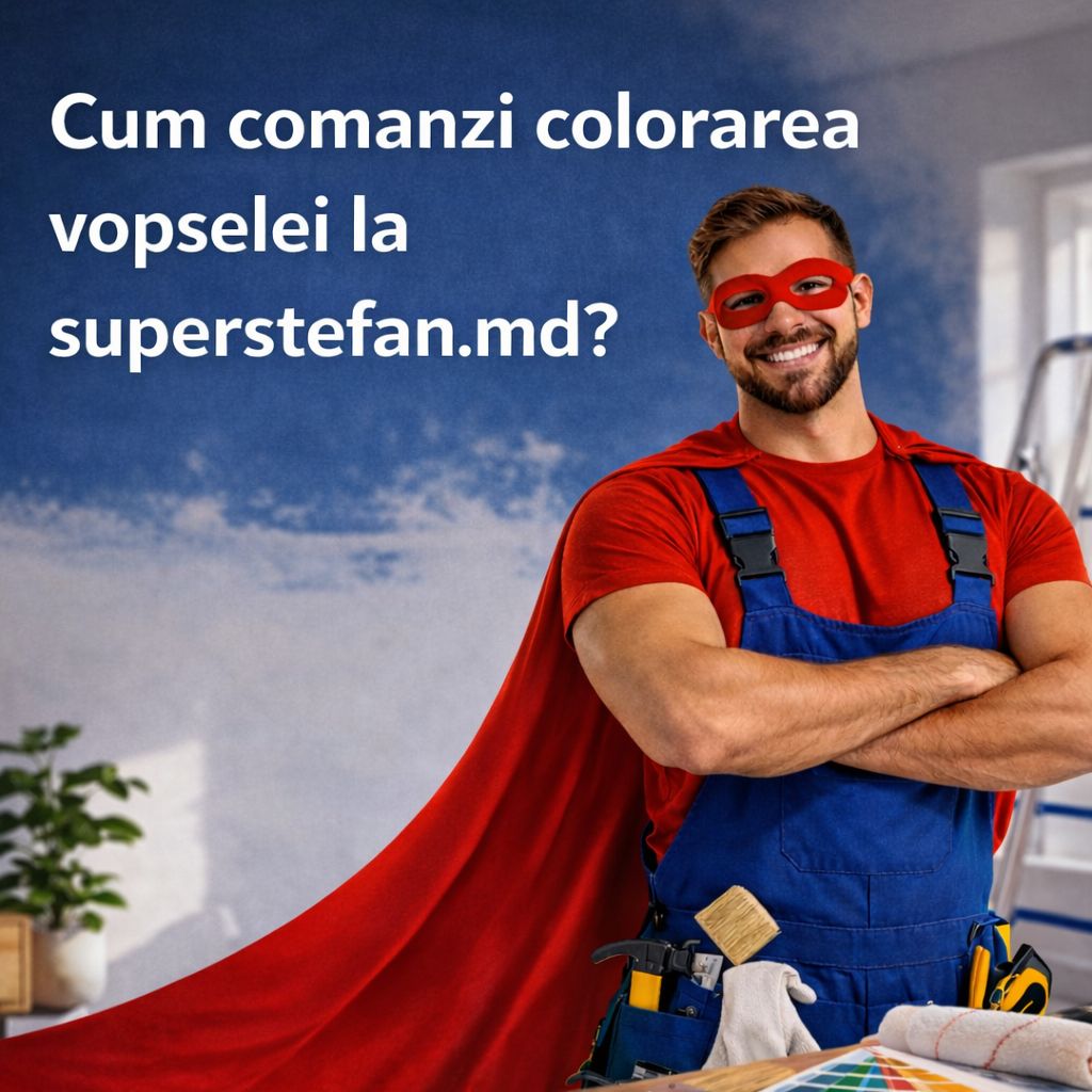 Cum comanzi colorarea vopselei la superstefan.md Cum comanzi colorarea vopselei Moldova