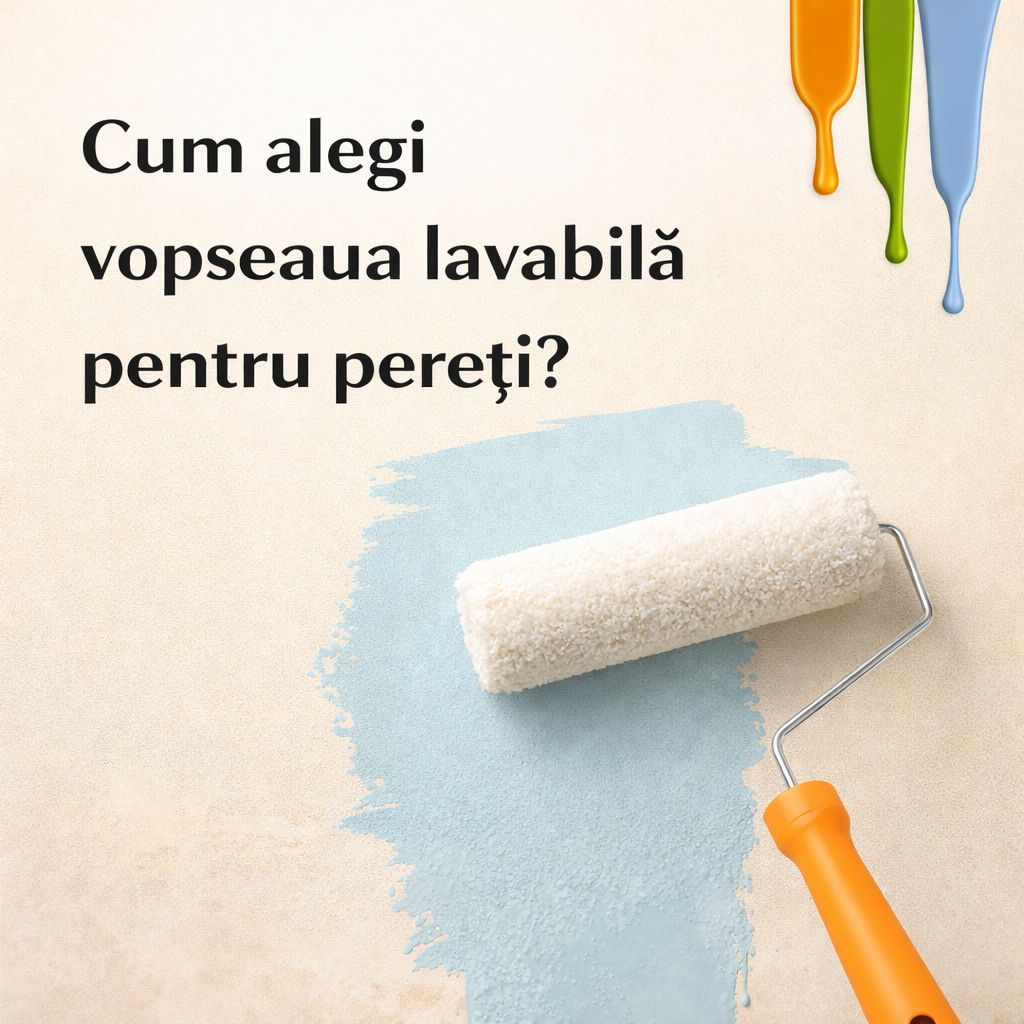 Cum să alegi vopsea lavabilă pentru pereți Moldova Cum să alegi vopsea lavabilă pentru pereți Moldova