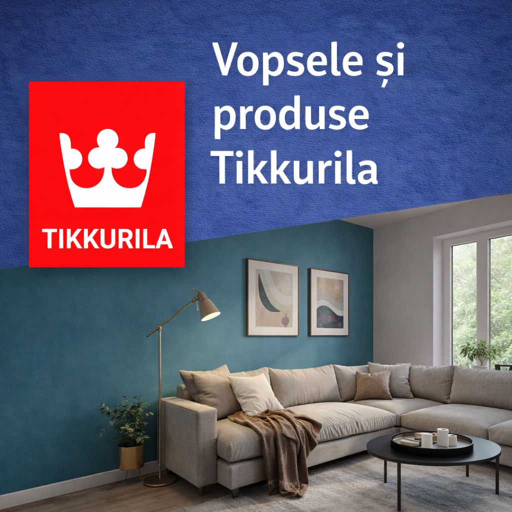 Vopsele și produse Tikkurila în Moldova