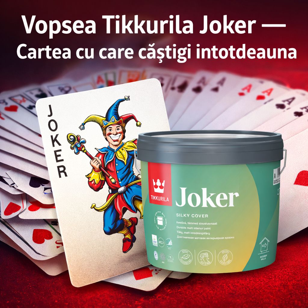Vopsea Tikkurila Joker Moldova Vopsea Tikkurila Joker Moldova pret