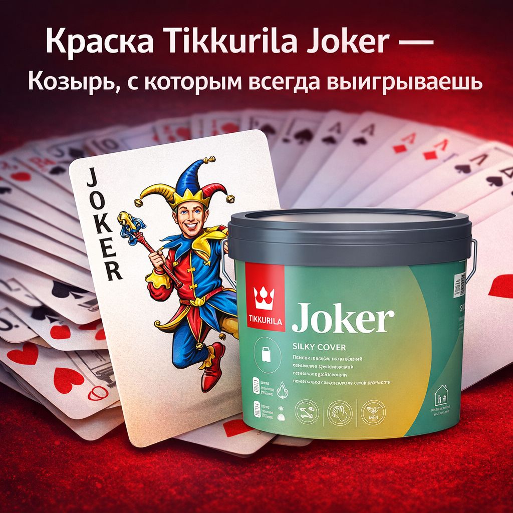Краска Tikkurila Joker - лучший выбор