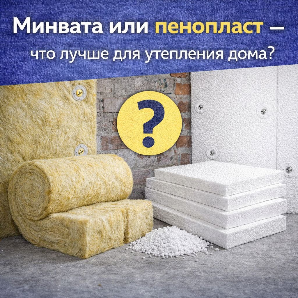 Минвата или пенопласт - твои выбор для теплоизоляции в Молдове