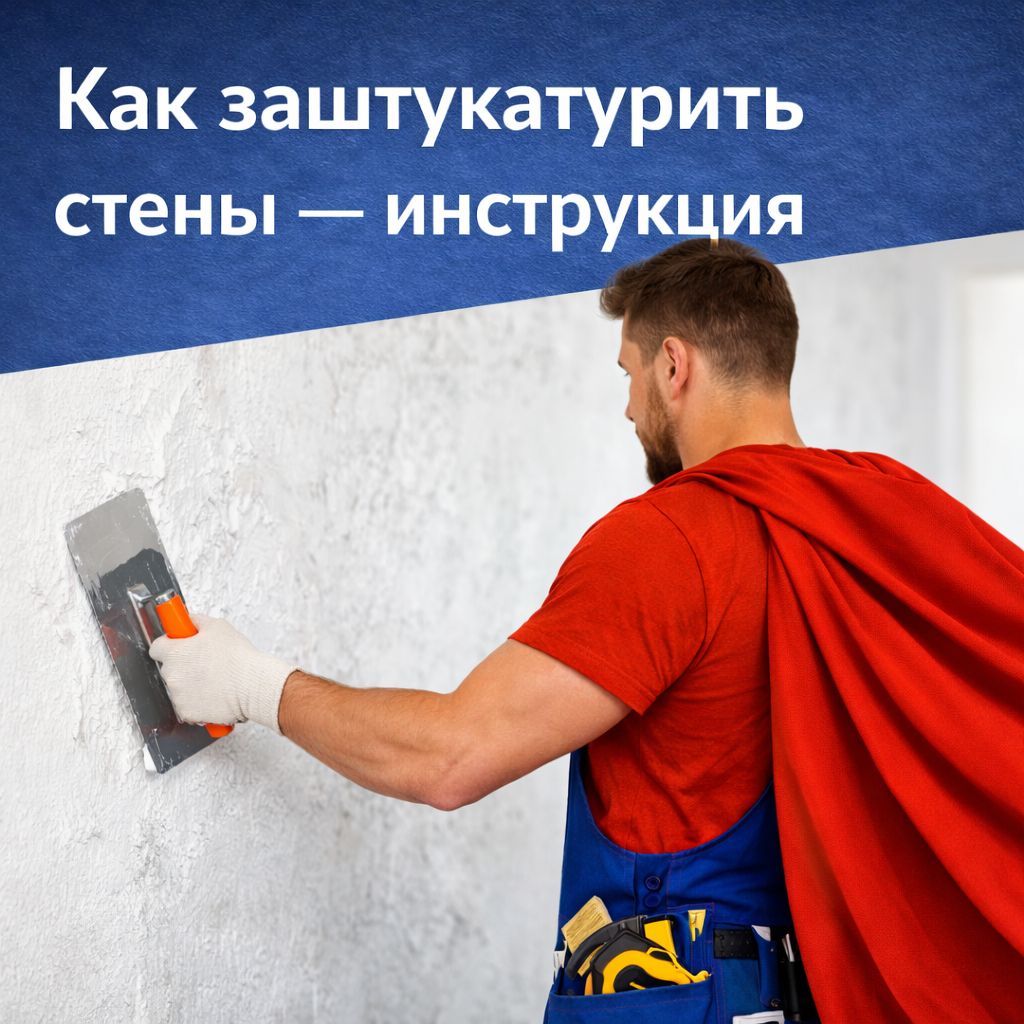Как правильно заштукатурить стены: практическое руководство с Knauf в Молдове