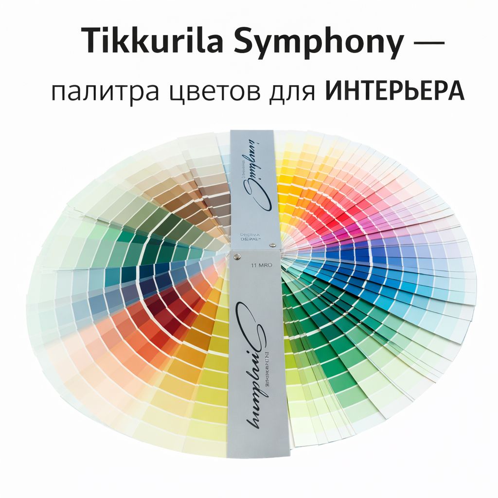 Цветовая система Symphony для интерьерной краски Tikkurila