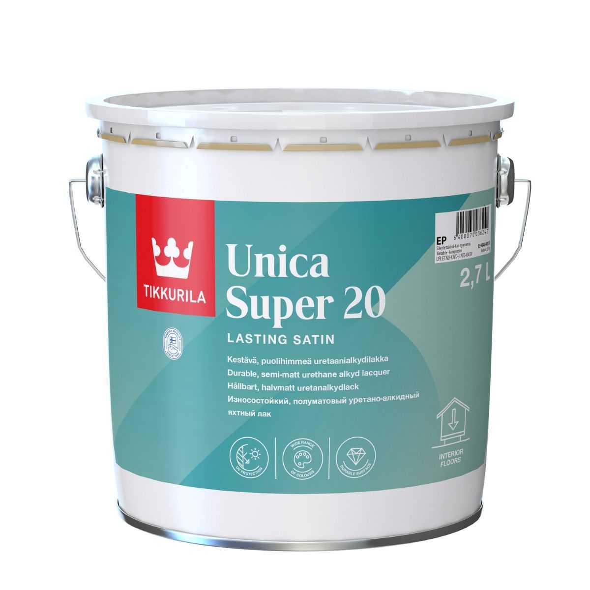 Lac Tikkurila Unica Super 20 la cel mai bun pret Lac Tikkurila Moldova