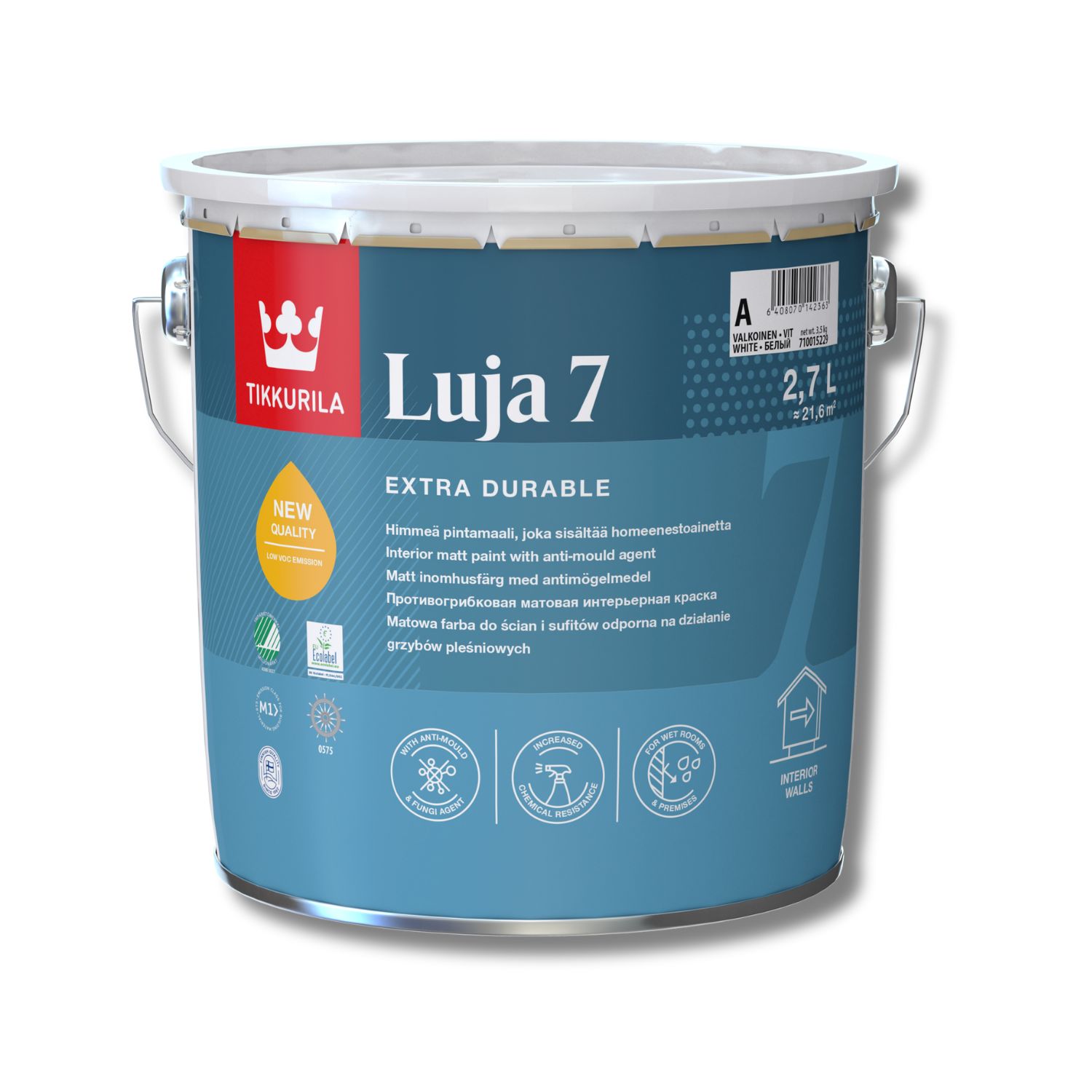 Vopsea pentru baie Tikkurila Luja 7 Vopsea din Finlanda Luja 7 Moldova