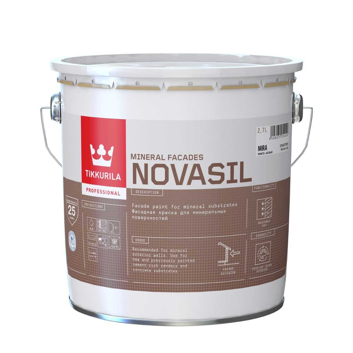 Vopsea fatada siliconica Tikkurila Novasil