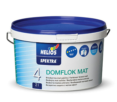  Lac decorativ mat pentru interior HELIOS DOMFLOK MAT  2L online magazin Super Ștefan