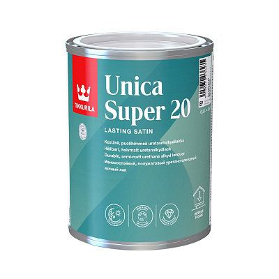  Lac iaht alchid-uretanic Unica Super 20 semimat - 0,9L online magazin Super Ștefan