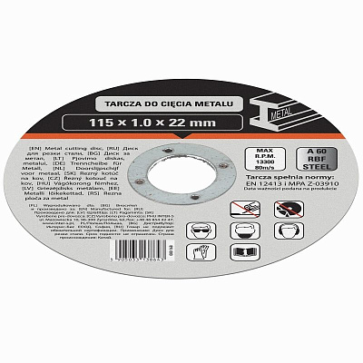  Disc pentru metal 125mm/1,0 online magazin Super Ștefan