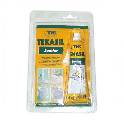  Ermetic TekaSil Sanitar alb (60ml) blister online magazin Super Ștefan