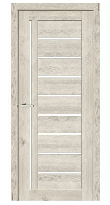  Ușa de interior SMART C067.2 G Doors. Ivory/ Stejar marengo cu sticla satin.(600, 700, 900 x 2000 x 40 mm) online magazin Super Ștefan