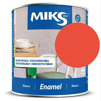  Email alchidic Miks Color oranj, 0,9 kg online magazin Super Ștefan