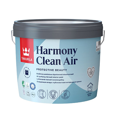  Vopsea interior Harmony Clean Air profund mat (baza С) - 0,9L online magazin Super Ștefan