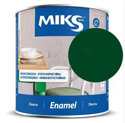  Email alchidic Miks Color verde-închis, 0,8kg online magazin Super Ștefan