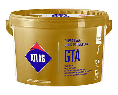  Glet polimeric pentru interior Atlas GTA (super-alba) 18kg online magazin Super Ștefan