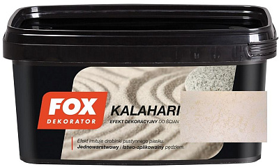  Vopsea structurala FOX Kalahari 0002 SABULUM 1L online magazin Super Ștefan