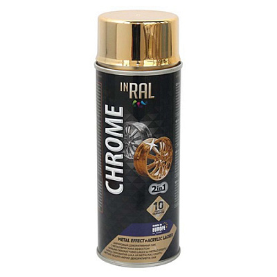  INRAL CHROME, (auriu) 400ml online magazin Super Ștefan