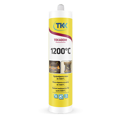  Etansant pentru temperaturi inalte TEKADOM 1200°C 300ml (negru) online magazin Super Ștefan