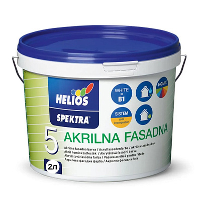  Vopsea pentru fasad Helios Spektra Standard 5; 2L online magazin Super Ștefan