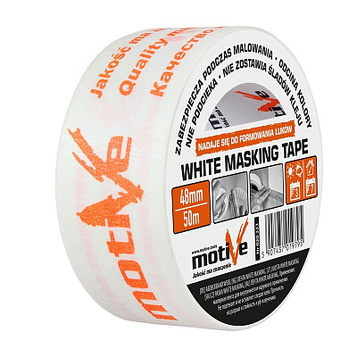  Bandă de mascara pentru cercuri WHITE MASKING 38mm x 50m MOTIVE online magazin Super Ștefan