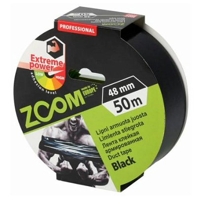  Bandă adezivă profesională ZOOM Extreme Power 48 mm x 50 m (neagra) online magazin Super Ștefan