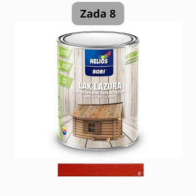  Lac lazur cu ceara pentru lemn HELIOS BORI (zada 8) 0,75L online magazin Super Ștefan