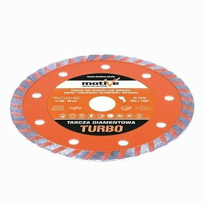  Disc diamant TURBO de 115 mm MOTIVE online magazin Super Ștefan