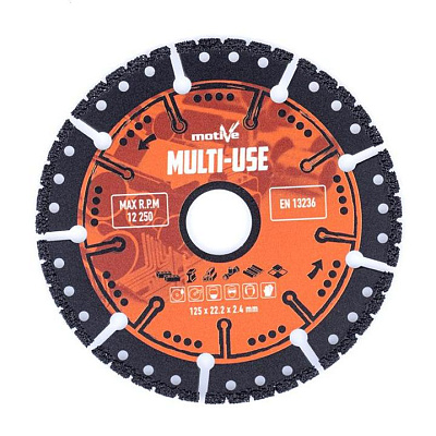  Disc diamant Multi-Use MOTIVE 125mm segmentat online magazin Super Ștefan