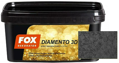  Vopsea structurala FOX DIAMENTO 3D, CARBON 1L online magazin Super Ștefan