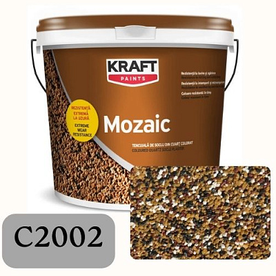  Tencuiala decorativa cu piatra KRAFT Mozaic (C2002) 25kg online magazin Super Ștefan