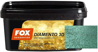  Vopsea structurala FOX DIAMENTO 3D, MALAHIT 1L online magazin Super Ștefan