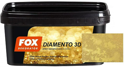  Vopsea structurala FOX DIAMENTO 3D, GOLD 1L online magazin Super Ștefan