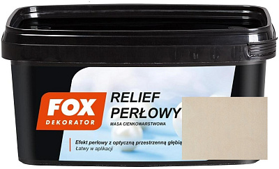  Acoperire decorativa RELIEF PERLOWY FOX - HALNY ( Vânt de munte) 1kg online magazin Super Ștefan