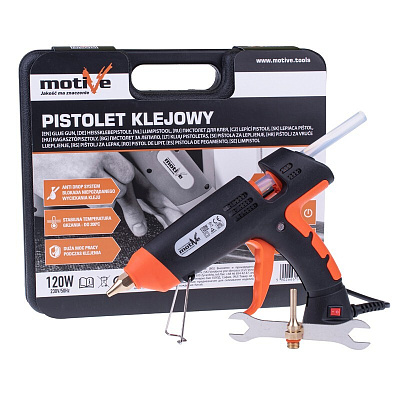  Pistol pentru adeziv 120W PROFI (set+4 bastonase) online magazin Super Ștefan