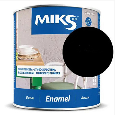  Email alchidic Miks Color negru, 2,8kg online magazin Super Ștefan