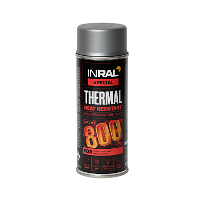  Email INRAL THERMAL 800℃, aluminiu (RAL 9006), 400ml online magazin Super Ștefan