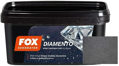  Vopsea decorativa FOX Diamento 0007 CARBON 1L online magazin Super Ștefan