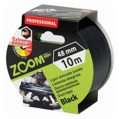  Bandă adezivă profesională ZOOM Extreme Power 48 mm x 10 m (neagra) online magazin Super Ștefan