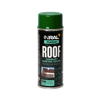  Email INRAL ROOF SPRAY pentru acoperişuri (RAL 6005) verde moss, 400 ml online magazin Super Ștefan