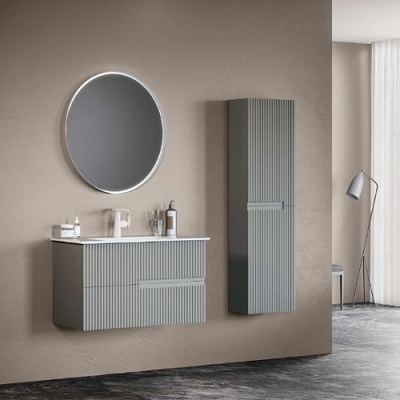 imagina Mobilier de baie ORKA Moonlight 120 Matt Grey online magazin Super Ștefan